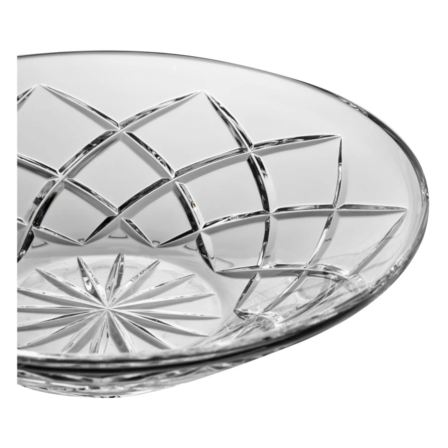 Ваза для печенья ГХЗ Кармен.Медовый спас 20,5 см, хрусталь