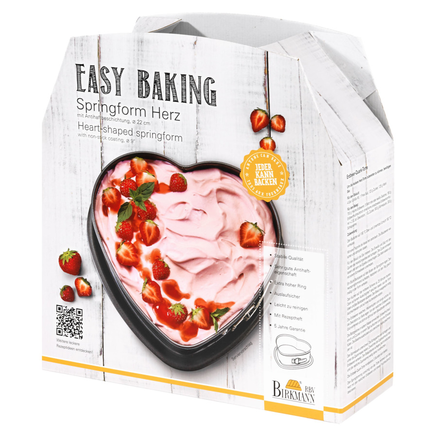 Форма разъемная Birkmann Easy Baking Сердце 22 см