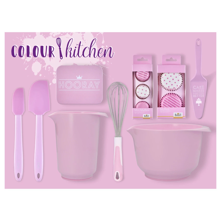 Венчик кулинарный Birkmann 27 см, розовый