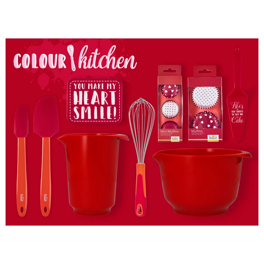 Венчик кулинарный Birkmann 27 см, красный