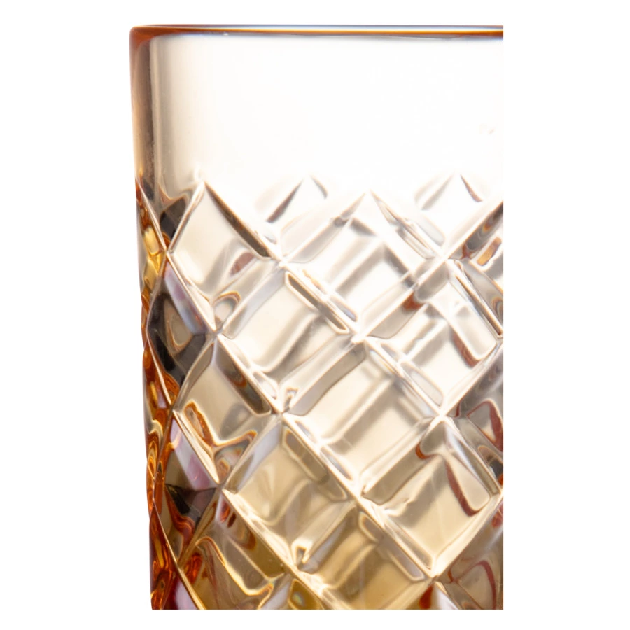 Стопка для водки ГХЗ Пальчик 35 мл, хрусталь, янтарный