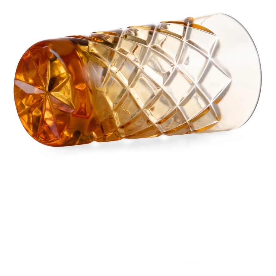 Стопка для водки ГХЗ Пальчик 35 мл, хрусталь, янтарный