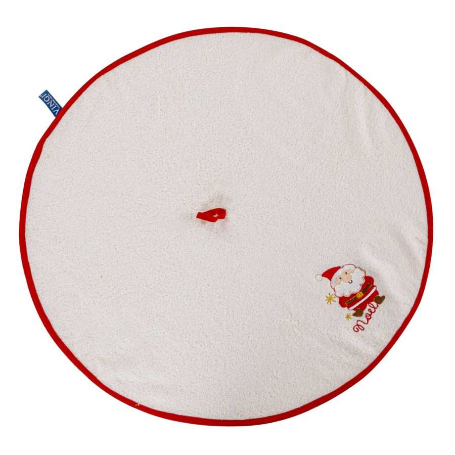 Полотенце кухонное круглое Vingi Ricami Girelle Xmas с вышивкой 70 см, махровое, в ассортименте