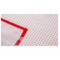 Скатерть прямоугольная Vingi Ricami Elizabeth Xmas с вышивкой 140х240 см, красная, хлопок