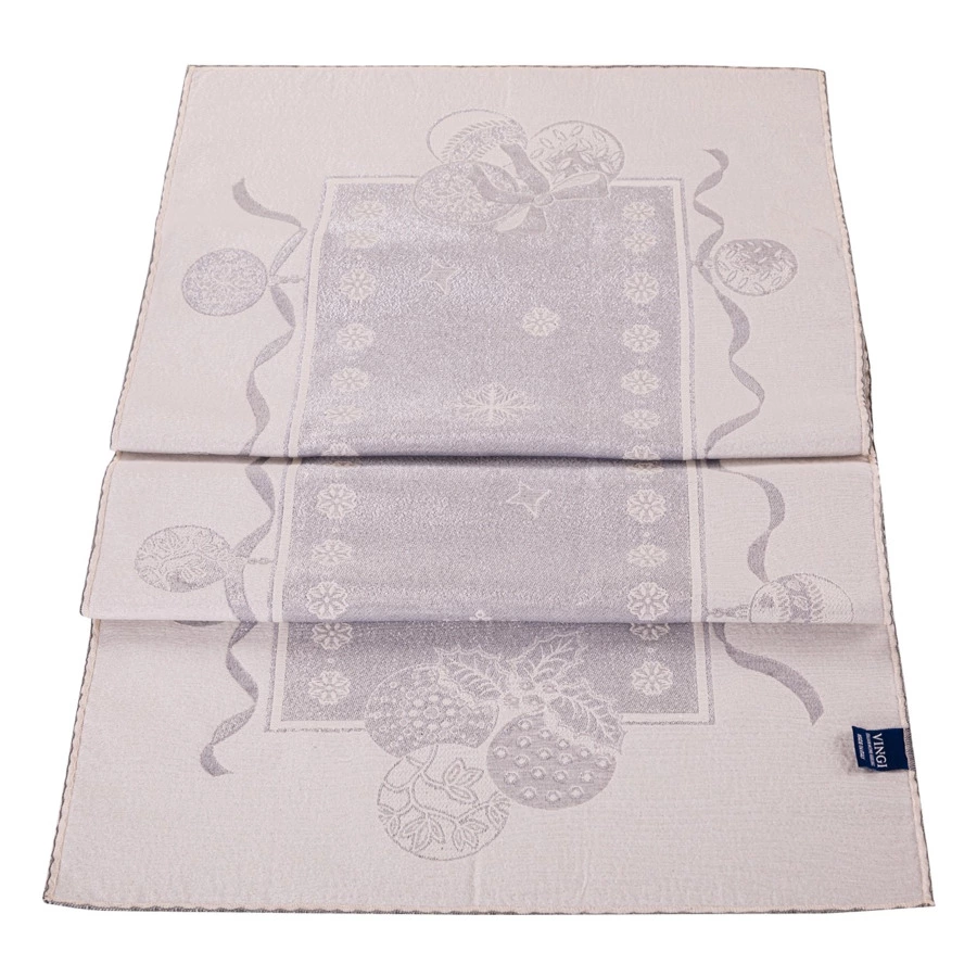 Дорожка Vingi Ricami Chic Silver 45х140 см, гобелен