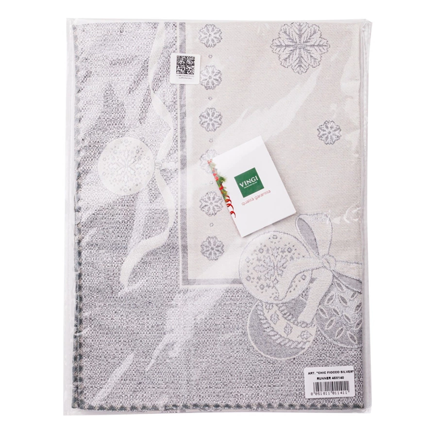 Дорожка Vingi Ricami Chic Silver 45х140 см, гобелен