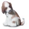 Фигурка Lladro Удивление - щенок и мотылек 11х11 см, фарфор
