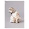 Фигурка Lladro Удивление - щенок и мотылек 11х11 см, фарфор