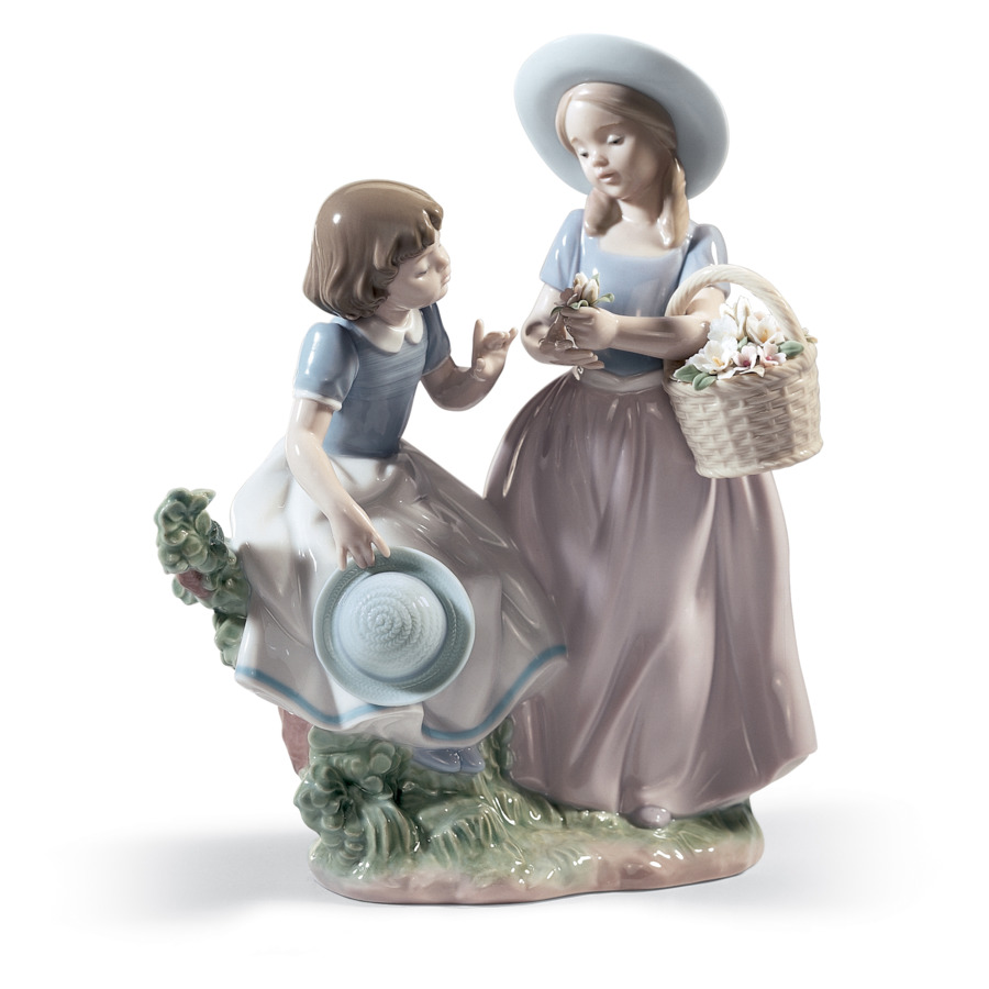 Фигурка Lladro Подружки 20х25 см, фарфор