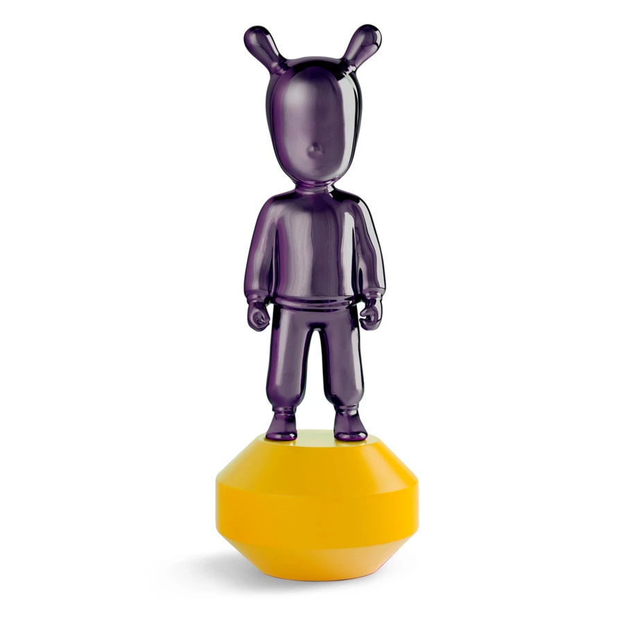 Фигурка Lladro Гость пурпурный на желтом 11х30 см, фарфор