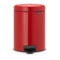 Бак для мусора с педалью Brabantia NewIcon Н29 см, 5 л, сталь нержавеющая, пламенно-красный-Sale