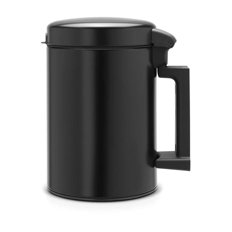 Бак для мусора настенный Brabantia NewIcon Н26 см, 3 л, сталь нержавеющая, черный-sale