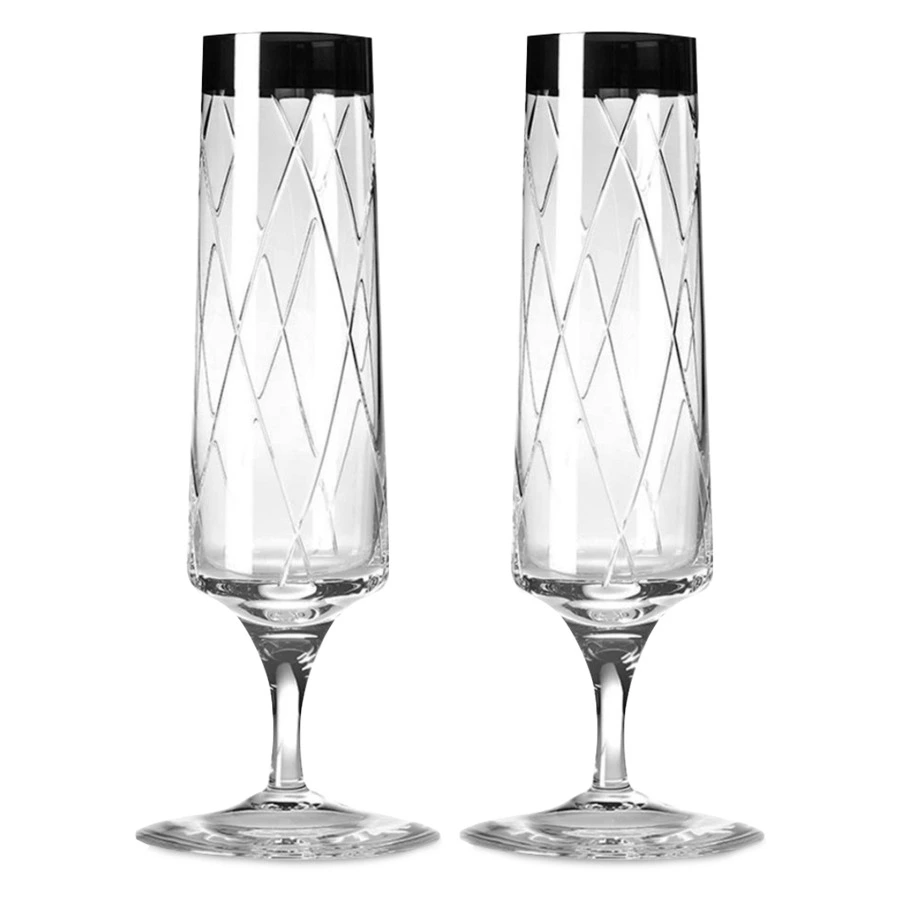 Набор фужеров для шампанского Vista Alegre Биарриц 235 мл, 2 шт, хрусталь