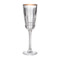 Набор бокалов для шампанского Cristal D'arques Rendez-Vous Gold 170 мл, 6 шт, стекло хрустальное