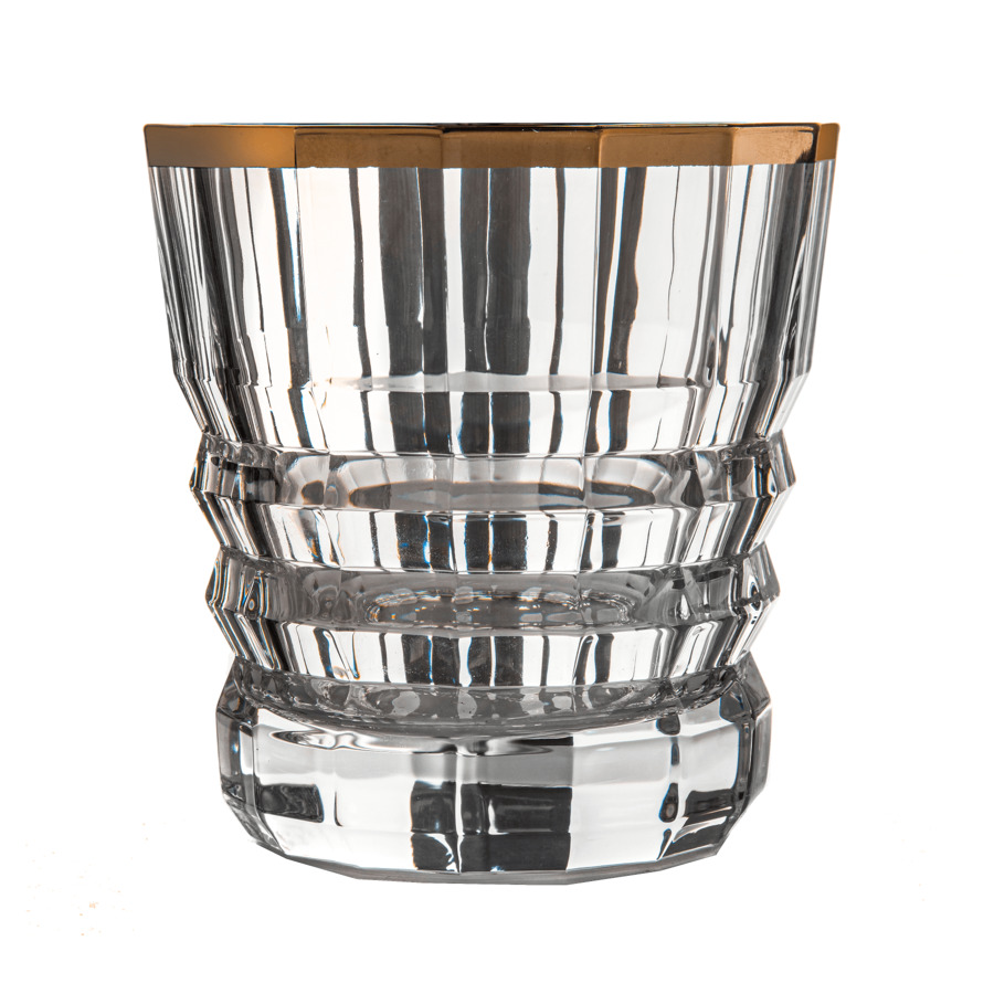 Набор стаканов для воды Cristal D'arques Architecte Gold 320 мл, 6 шт, стекло
