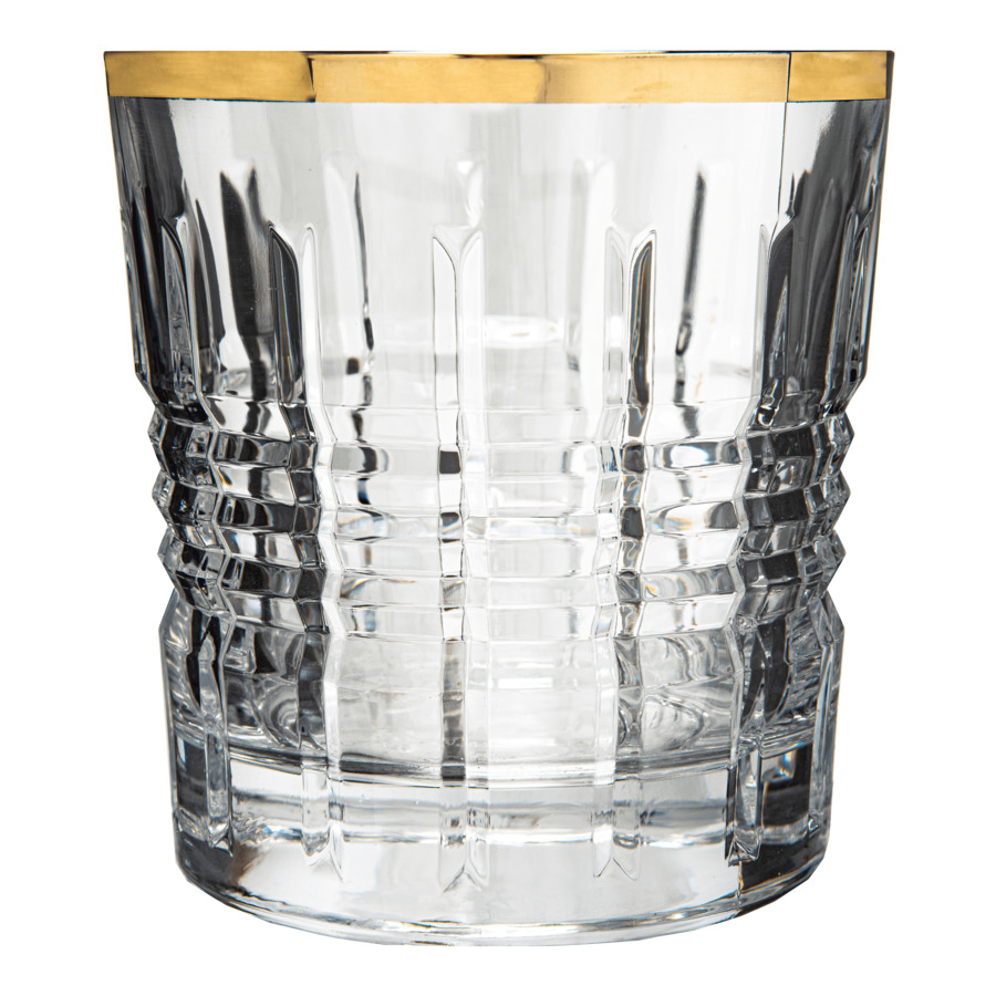 Набор стаканов для воды Cristal D'arques Rendez-Vous Gold 320 мл, 6 шт, стекло хрустальное