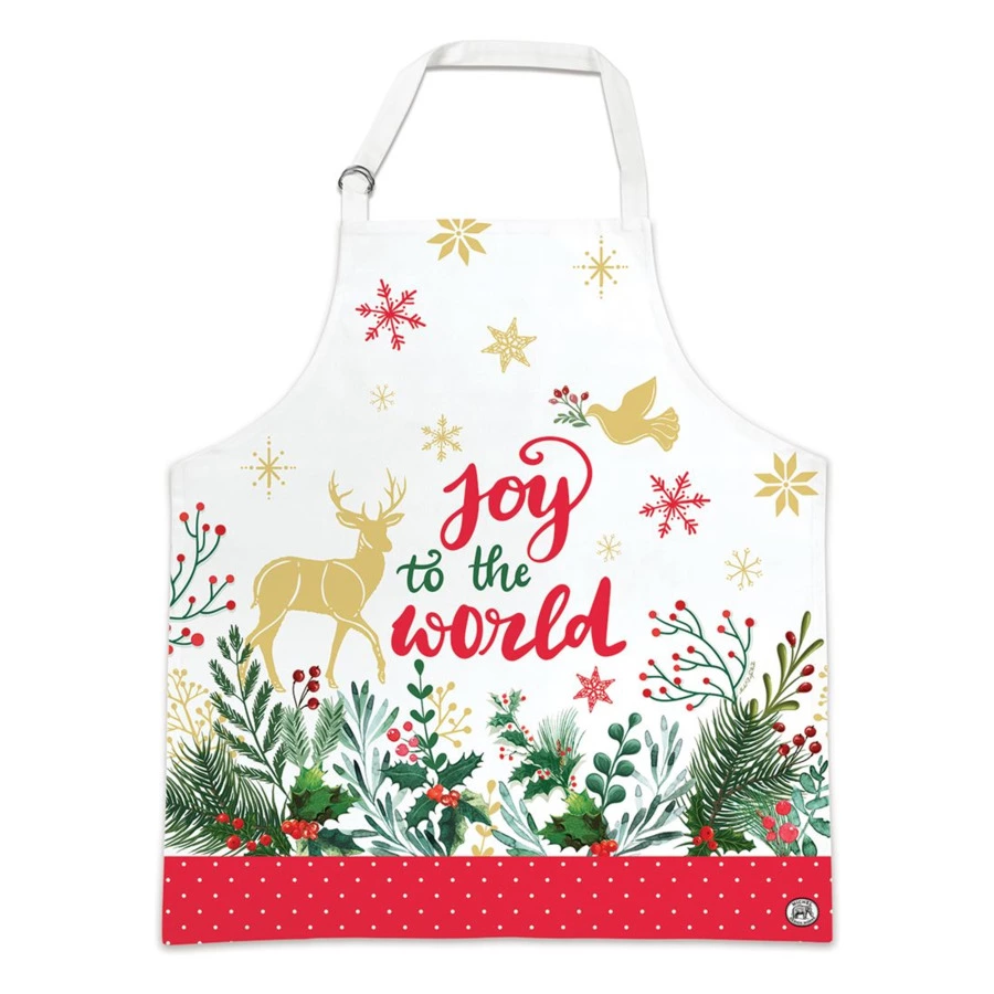 Фартук кухонный Michel Design Works В мире праздник 79х68 см, хлопок