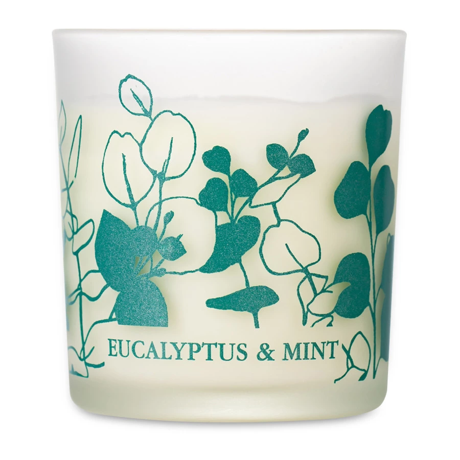 Свеча ароматическая Michel Design Works Эвкалипт и мята 8х8х10 см, п/к