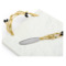 Доска для сыра с ножом Michael Aram Оливковая ветвь 50х25 см, мрамор, белая