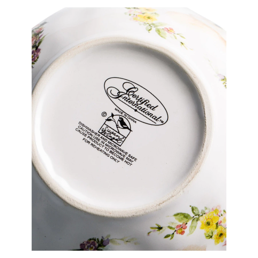 Салатник порционный  Certified Int Весенний сад Кролик, взгляд направо 15 см, керамика