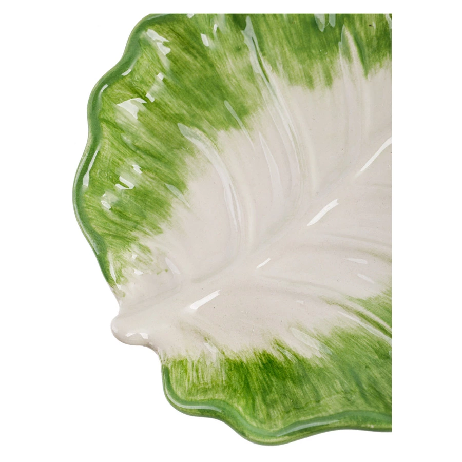 Тарелка десертная 3D  Certified Int Весенний сад Капустный лист 15 см, керамика