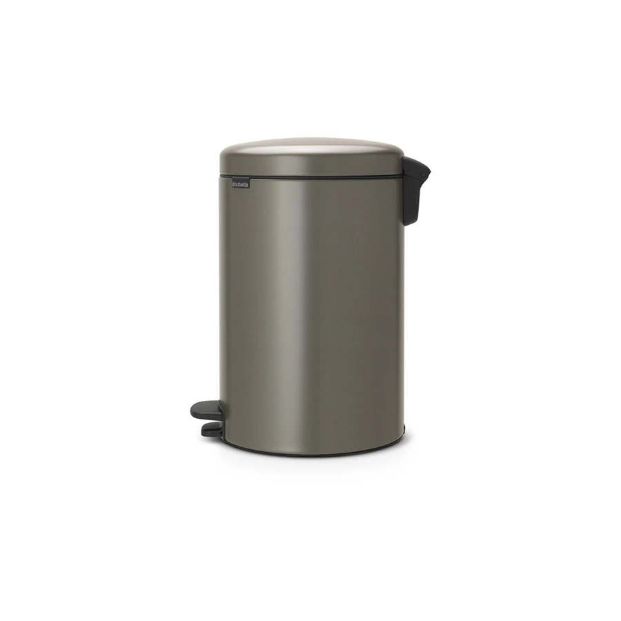 Бак для мусора с педалью Brabantia NewIcon Н46,7 см, 20 л, платиновый-Sale
