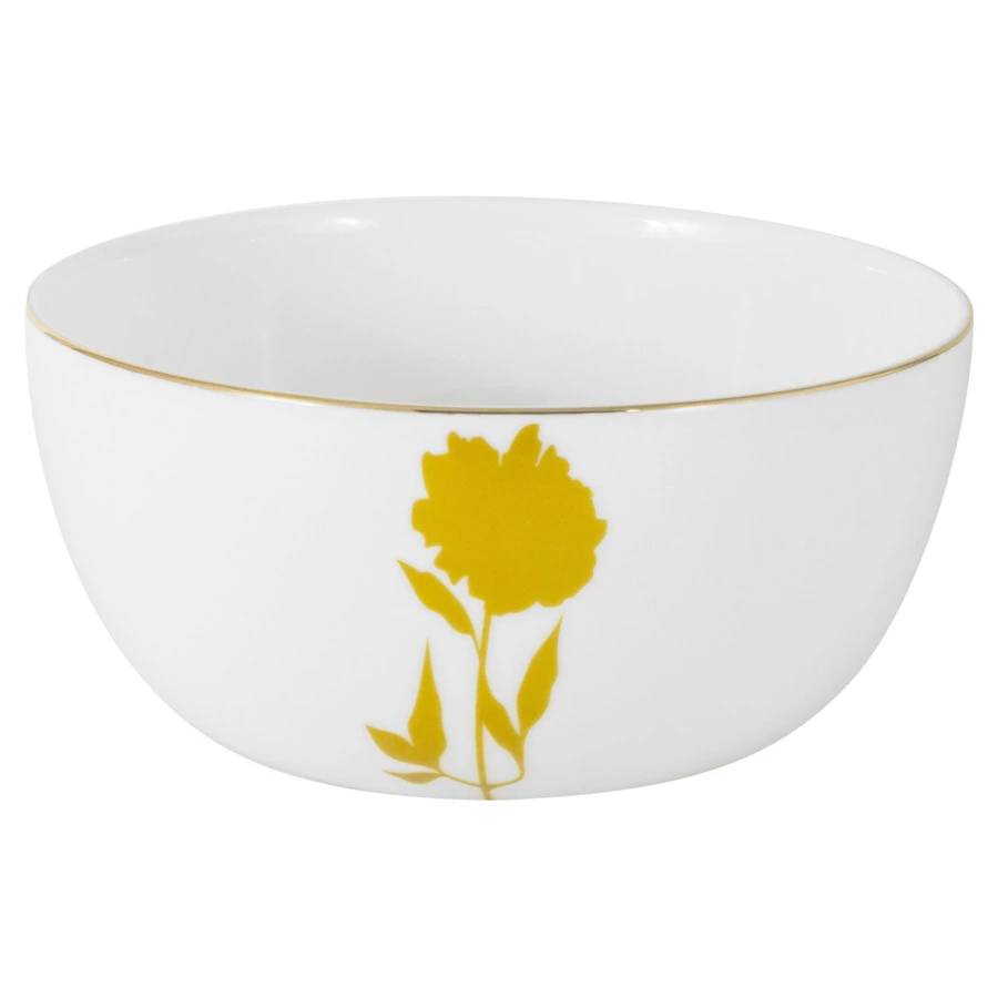 Салатник порционный Anna Lafarg Emily Kamelia 14 см, фарфор костяной, п/к