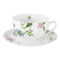 Чашка чайная с блюдцем Anna Lafarg Emily Provence 250 мл, фарфор костяной, п/к