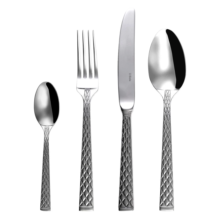 Набор столовых приборов Sola Coco Deco на 6 персон 24 предмета, Сталь нержавеющая