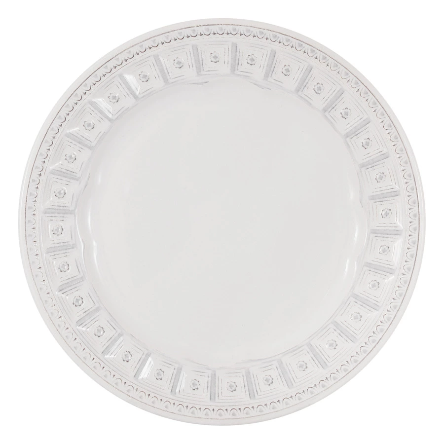 Тарелка закусочная Matceramica Augusta 22 см, керамика, белый