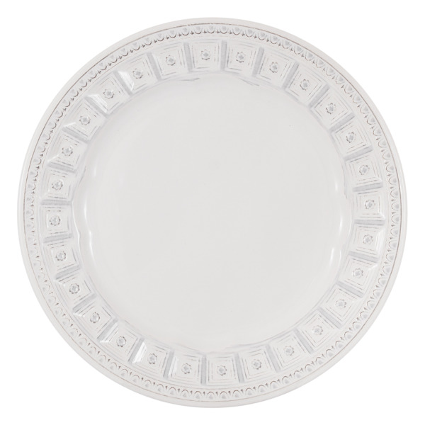 Тарелка закусочная Matceramica Augusta 22 см, керамика, белый