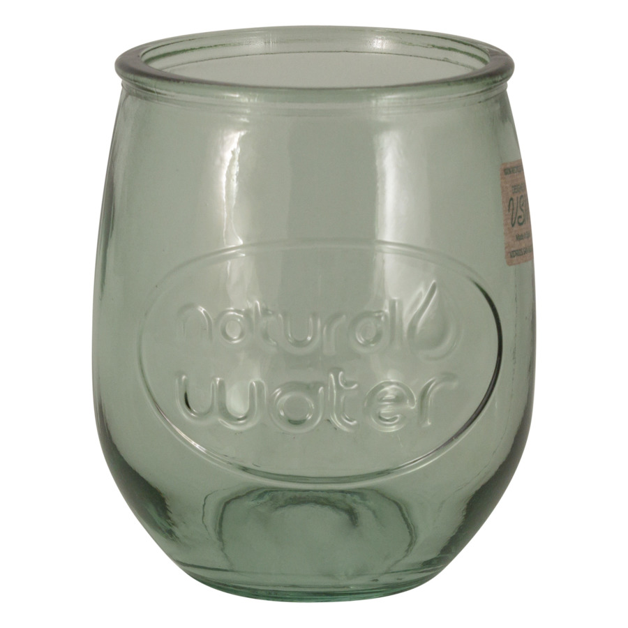 Стакан San Miguel Natural Water 400 мл, стекло, зеленый бутылка для воды 1 л со стаканом 220 мл san miguel natural water стекло зеленый