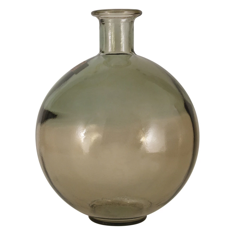 Ваза настольная San Miguel Peach Cream 25 см, стекло, коричневый