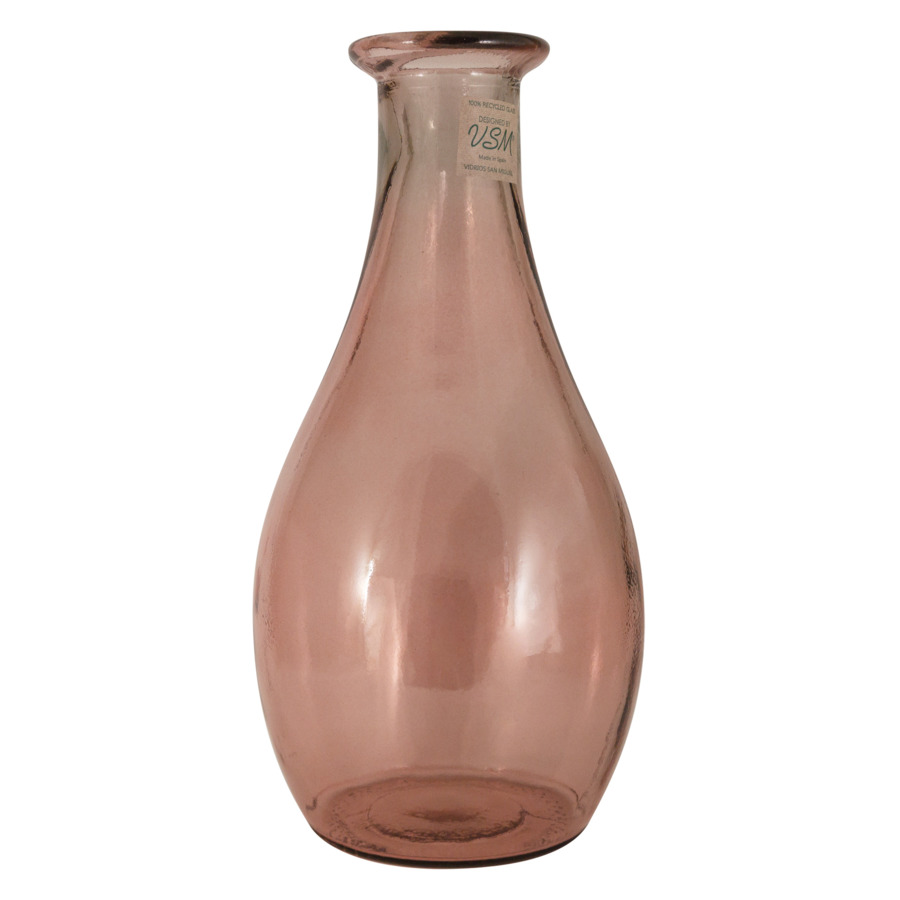 Ваза San Miguel Peach Cream 40 см, стекло, розовый ваза san miguel peach cream коричневая 21 см