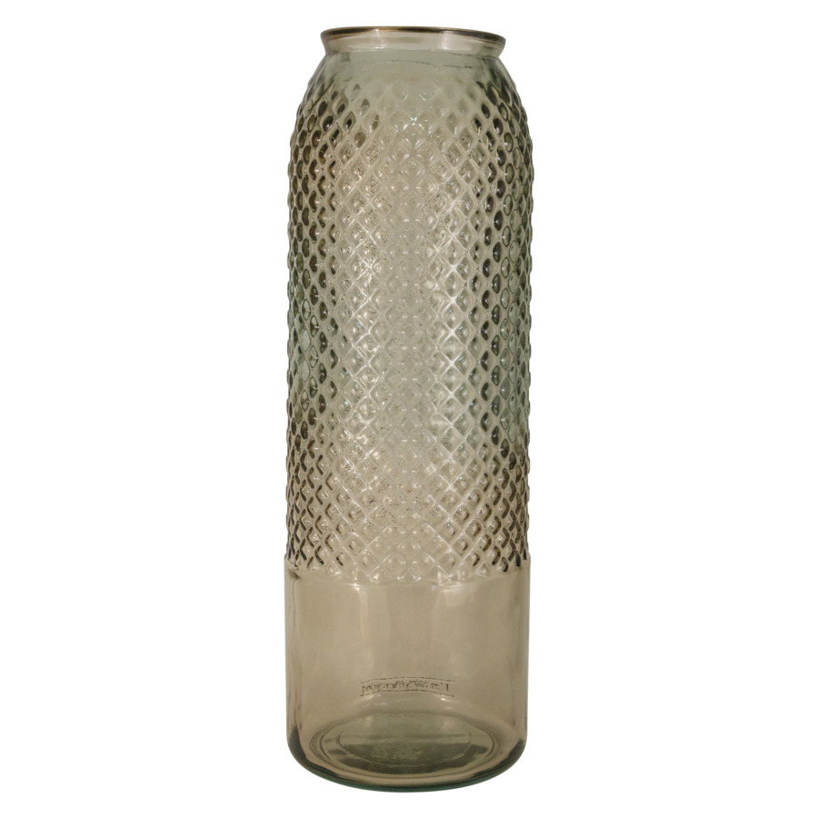 Ваза San Miguel Diamante 45 см, стекло, коричневый ваза san miguel diamante зелёная 24 см