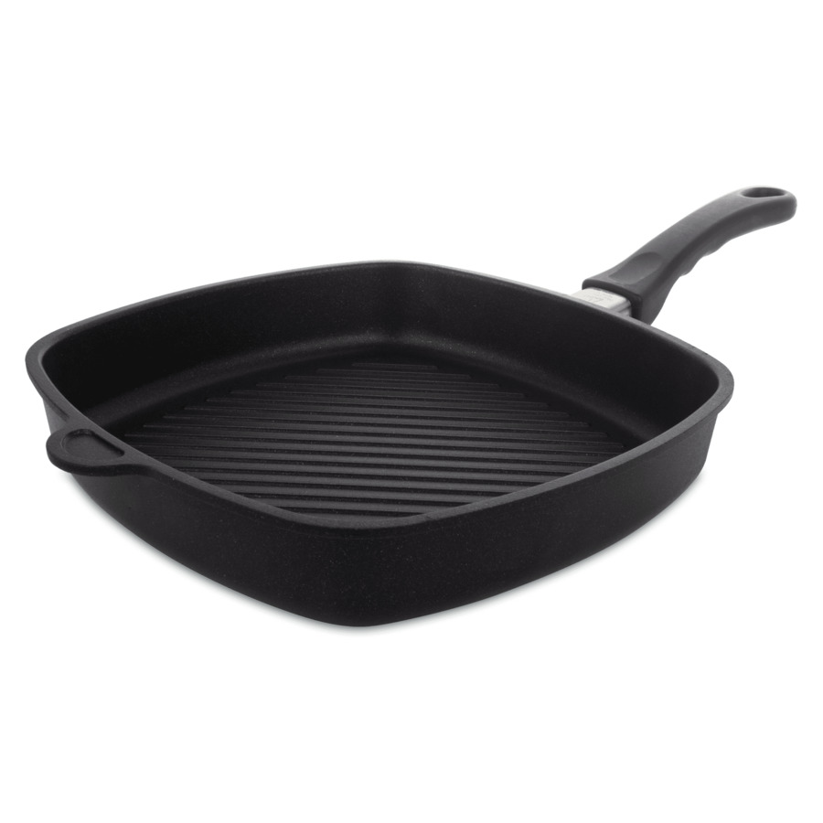Сковорода для гриля квадратная AMT Frying Pans Fix 28 см, алюминий сковорода amt frying pans 724 fix