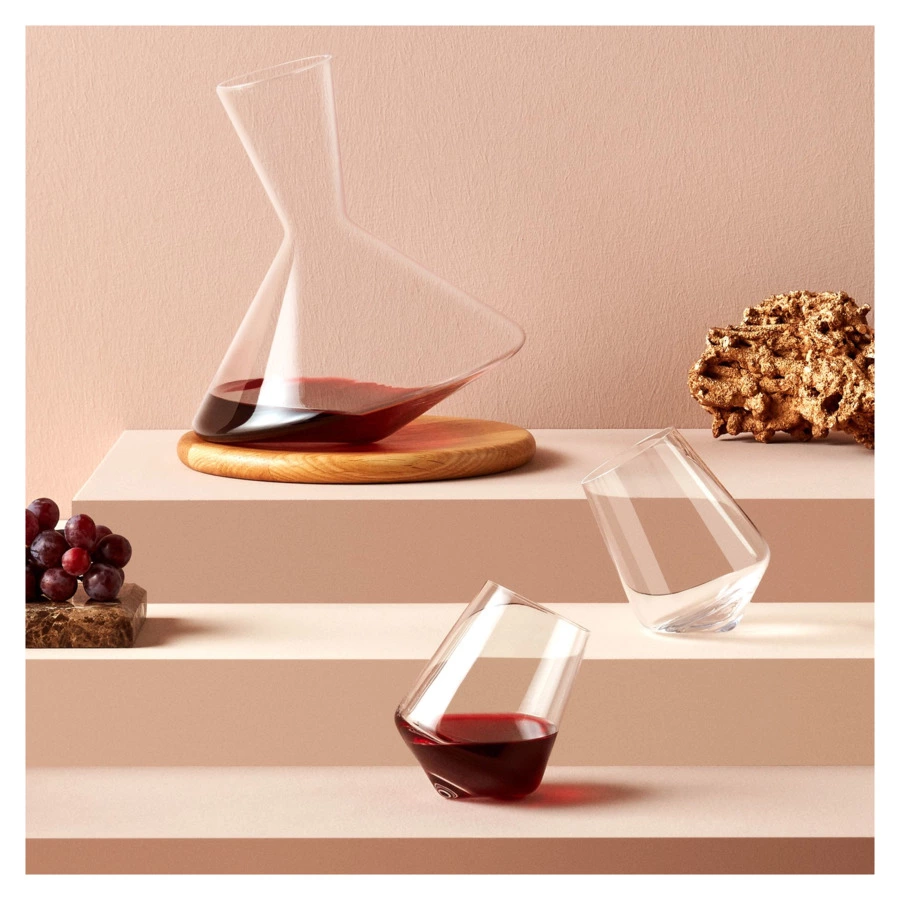 Набор бокалов для красного вина Nude Glass Баланс 350 мл, 2 шт, стекло хрустальное