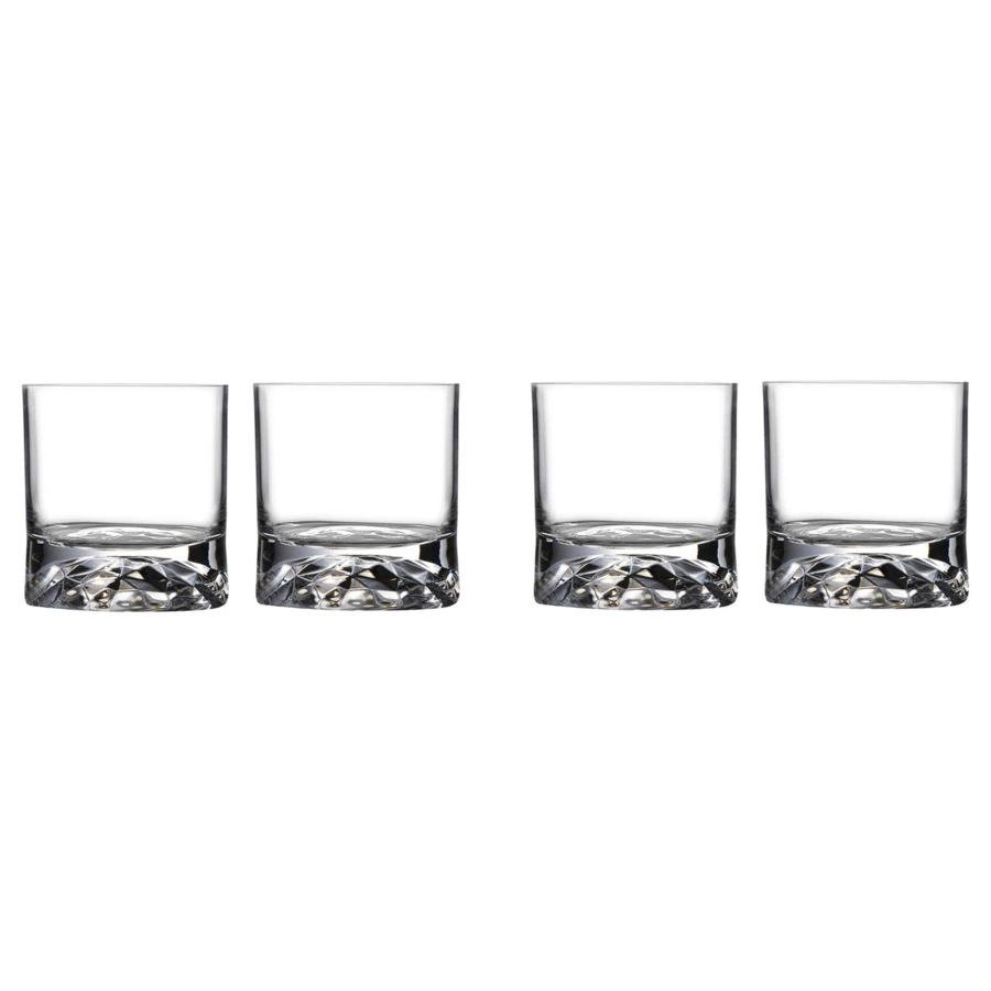 Набор стаканов для виски Nude Glass Клуб 250 мл, 4 шт, стекло хрустальное