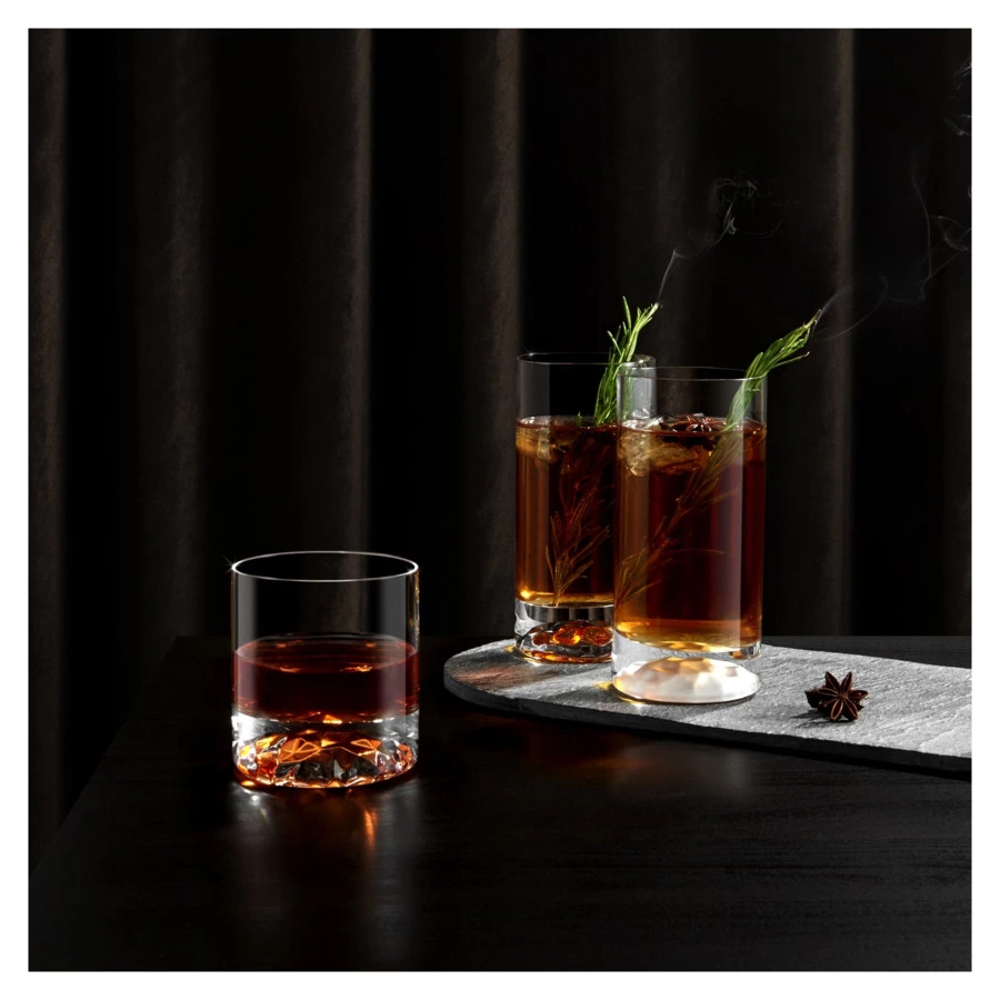Набор стаканов для виски Nude Glass Клуб 250 мл, 4 шт, стекло хрустальное
