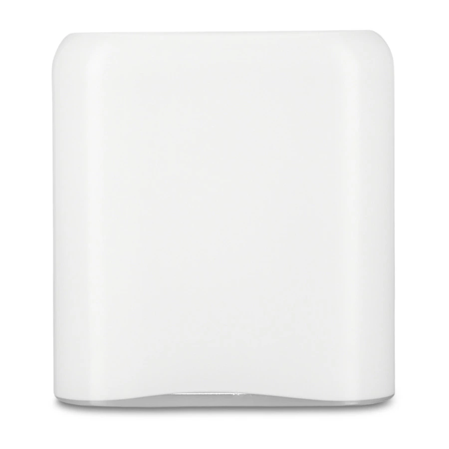 Ваза прямоугольная Nude Glass Слои 27,6 см, стекло хрустальное, белая