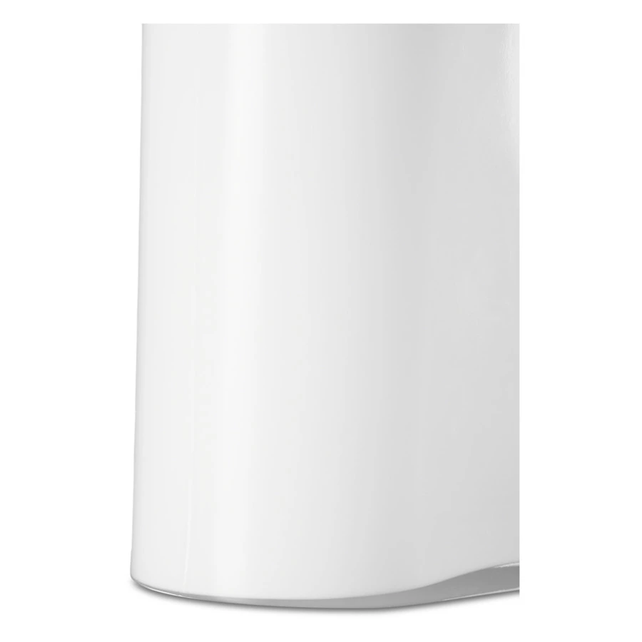 Ваза прямоугольная Nude Glass Слои 27,6 см, стекло хрустальное, белая