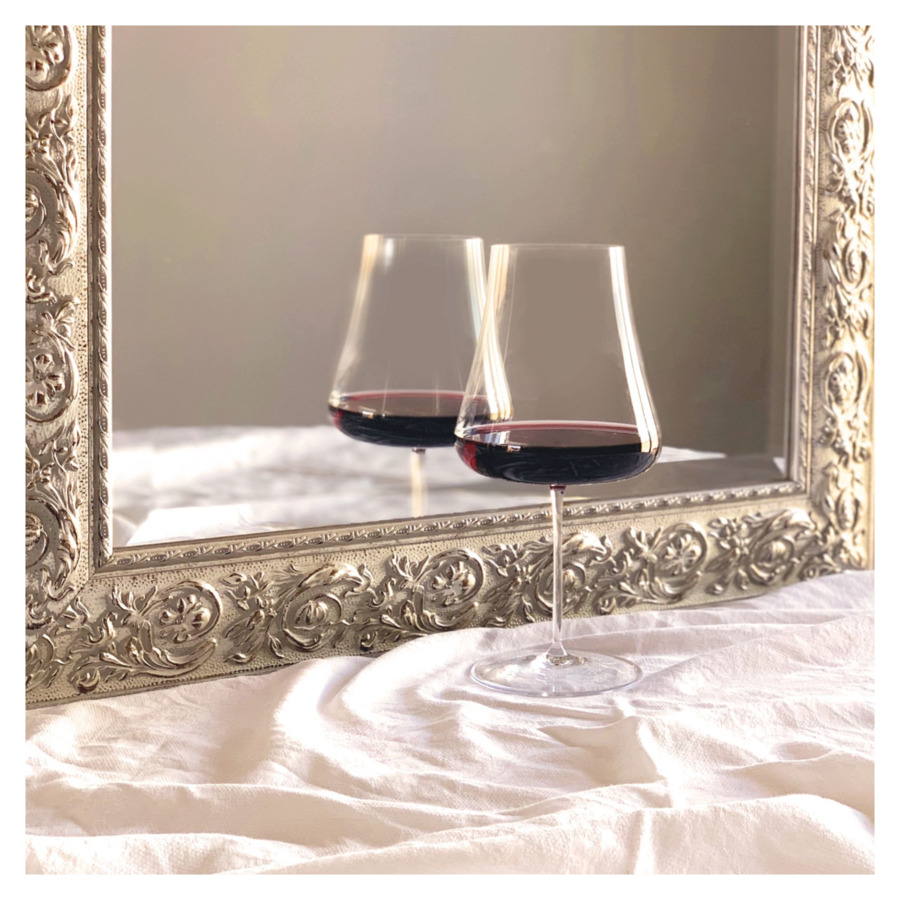 Бокал для красного вина Nude Glass Невидимая ножка Вулкан 1 л, стекло хрустальное