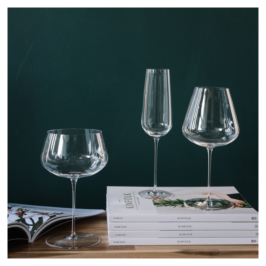Бокал для белого вина Nude Glass Невидимая ножка Вертиго 750 мл, стекло хрустальное