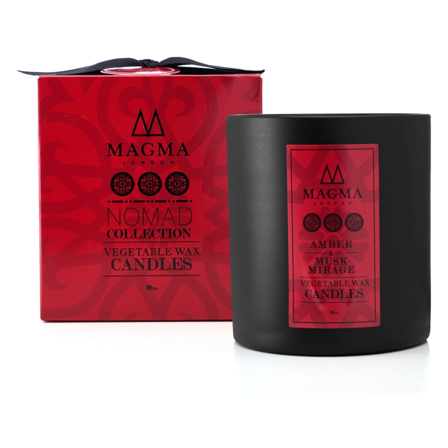 Свеча ароматическая Magma Амбра и мускус 380 мл