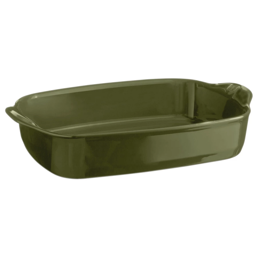 Форма для запекания Emile Henry прямоугольная 2,7л, 36х23х7,5 см, лавровый лист, керамика