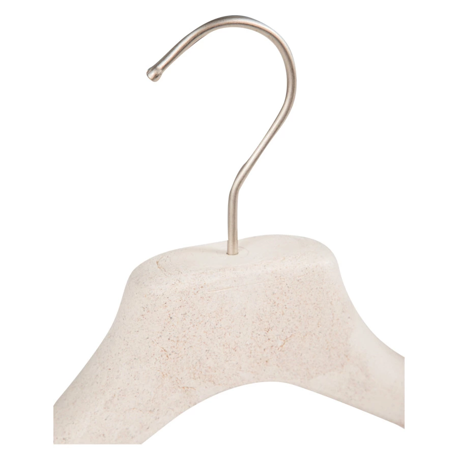 Плечики женские для костюмов и верхней одежды ADJ 40x5,5 см, дерево, слоновая кость, матовый никель