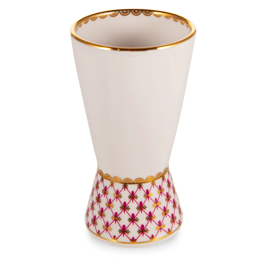 Салфетница ИФЗ Молодежная Сетка-блюз 12 см, фарфор твердый