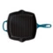 Сковорода гриль Le Creuset Cast Iron - Signature 30 см, чугун, лазурный