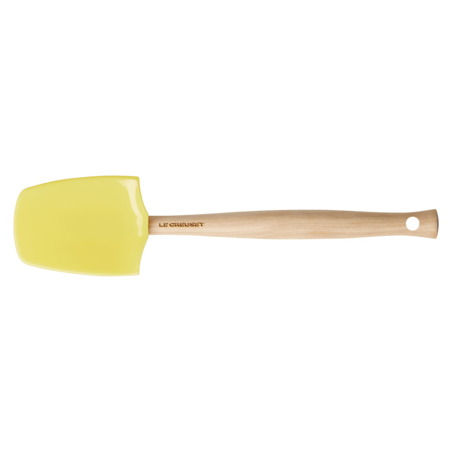 Ложка-лопатка Le Creuset Silicone 28 см, силикон, желтый набор прихваток для ручек le creuset silicone 2 шт силикон черный