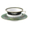 Чашка чайная с блюдцем Wedgwood Изумрудный лес 140 мл, фарфор
